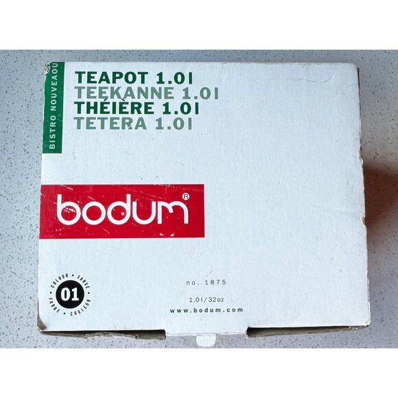 Bodum 1.01L Glass Teapot With Infuser & Lid - Picture 10 of 11